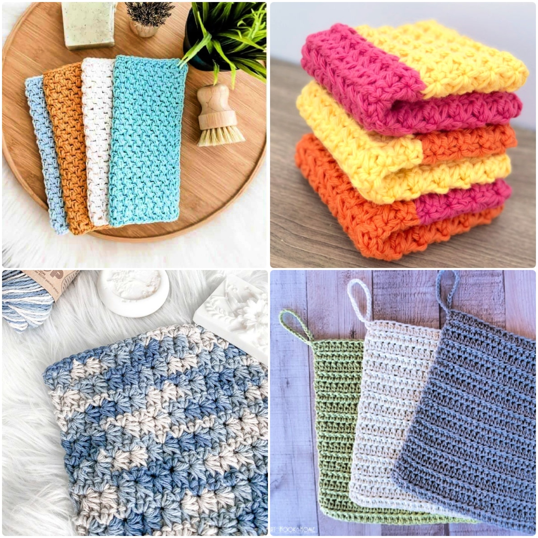 Farm House Washcloth Crochet Pattern – Mama In A Stitch