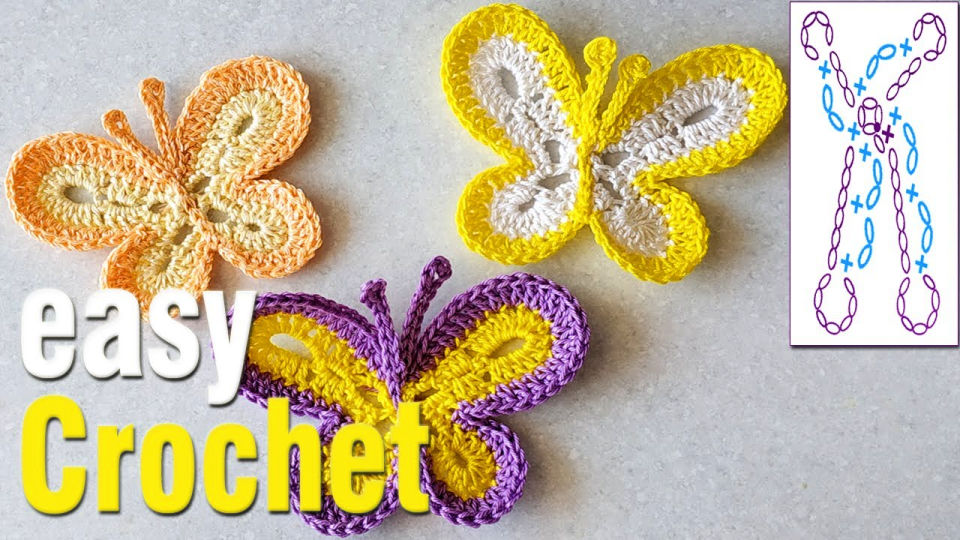 25 Free Crochet Butterfly Patterns {PDF Pattern}