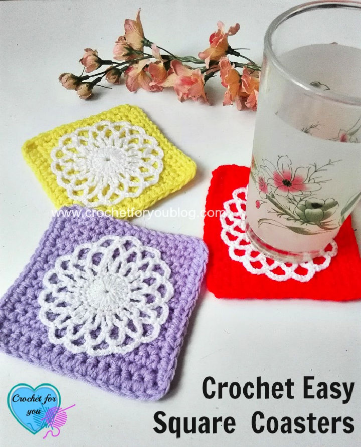 25 Free Crochet Coaster Patterns {Coasters Pattern}