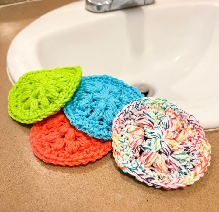 25 Free Crochet Face Scrubbies Patterns (PDF Pattern)