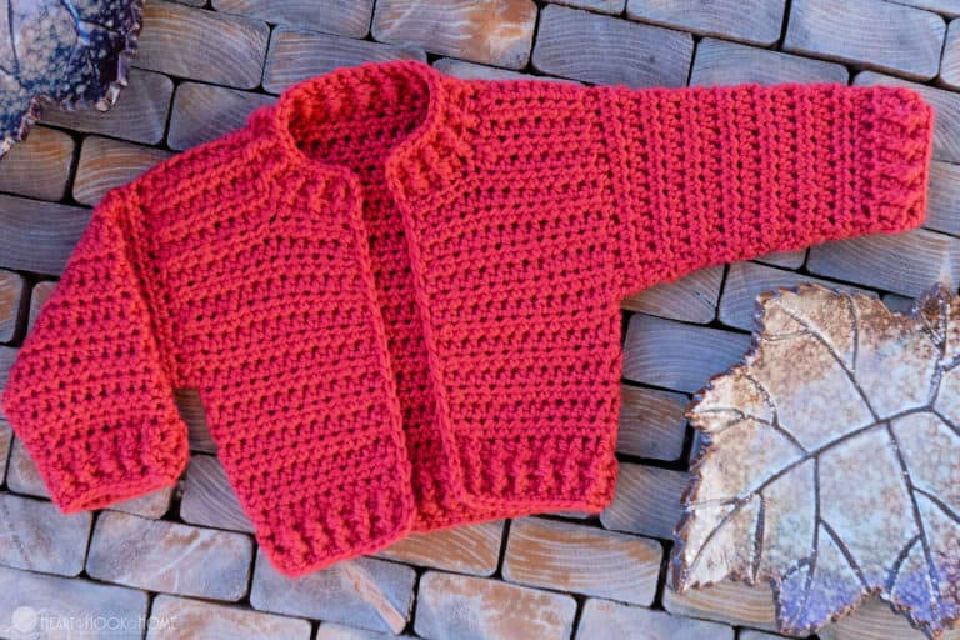 20 Free Crochet Baby Cardigan Patterns {PDF Pattern}