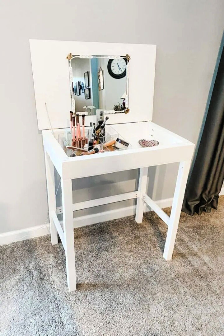 40 Cheap DIY Makeup Vanity Ideas DIY Vanity Table Plans