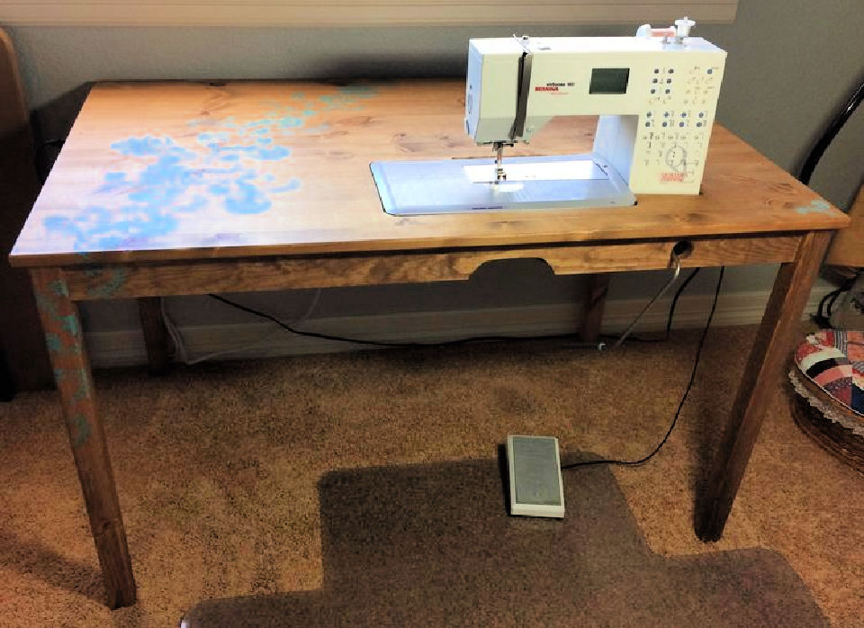 25 Homemade DIY Sewing Table Ideas and Plans