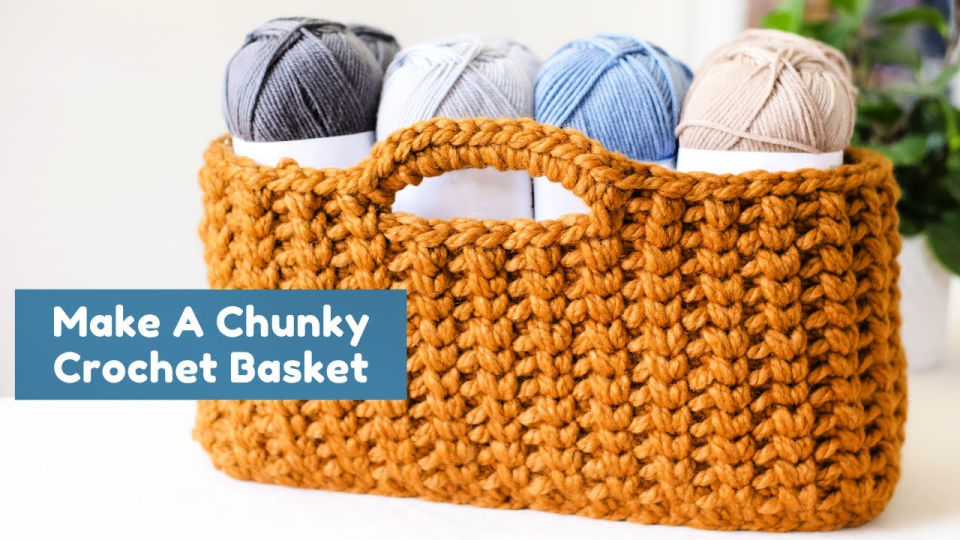 25 Free Crochet Basket Patterns (Full PDF Pattern)