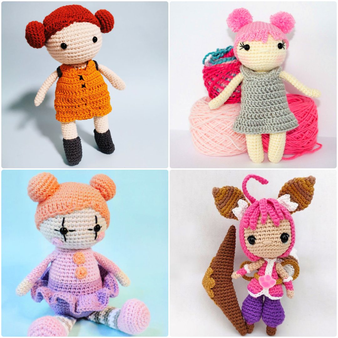 Autumn Crochet Doll PDF Amigurumi Free Pattern - Lovelycraft