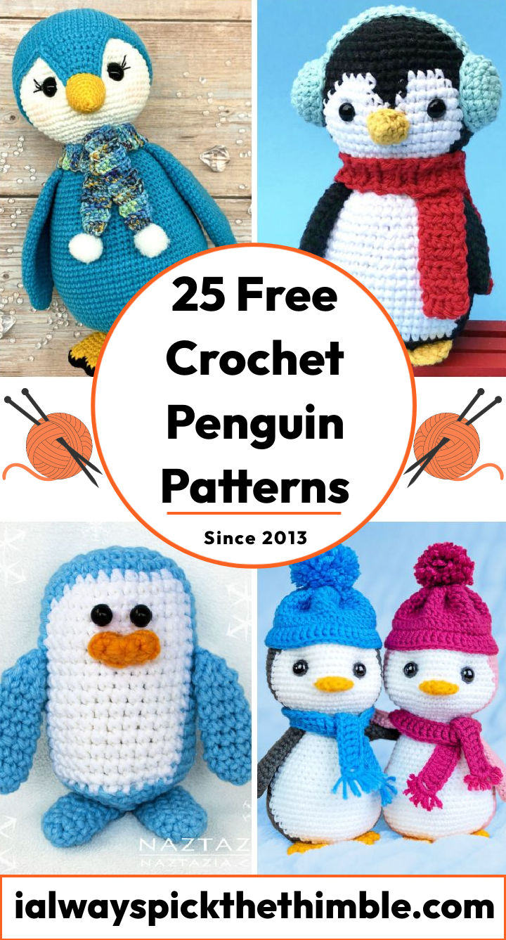 25 Free Crochet Penguin Patterns (Amigurumi Pattern)