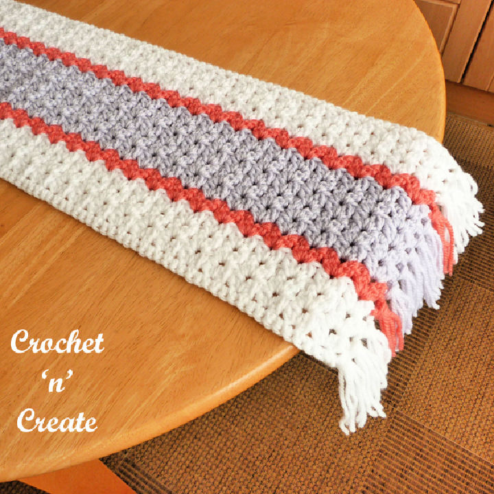 25 Free Crochet Table Runner Patterns {Pattern PDF}