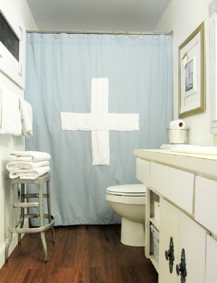 20 DIY Shower Curtain Ideas to Make for Bathroom