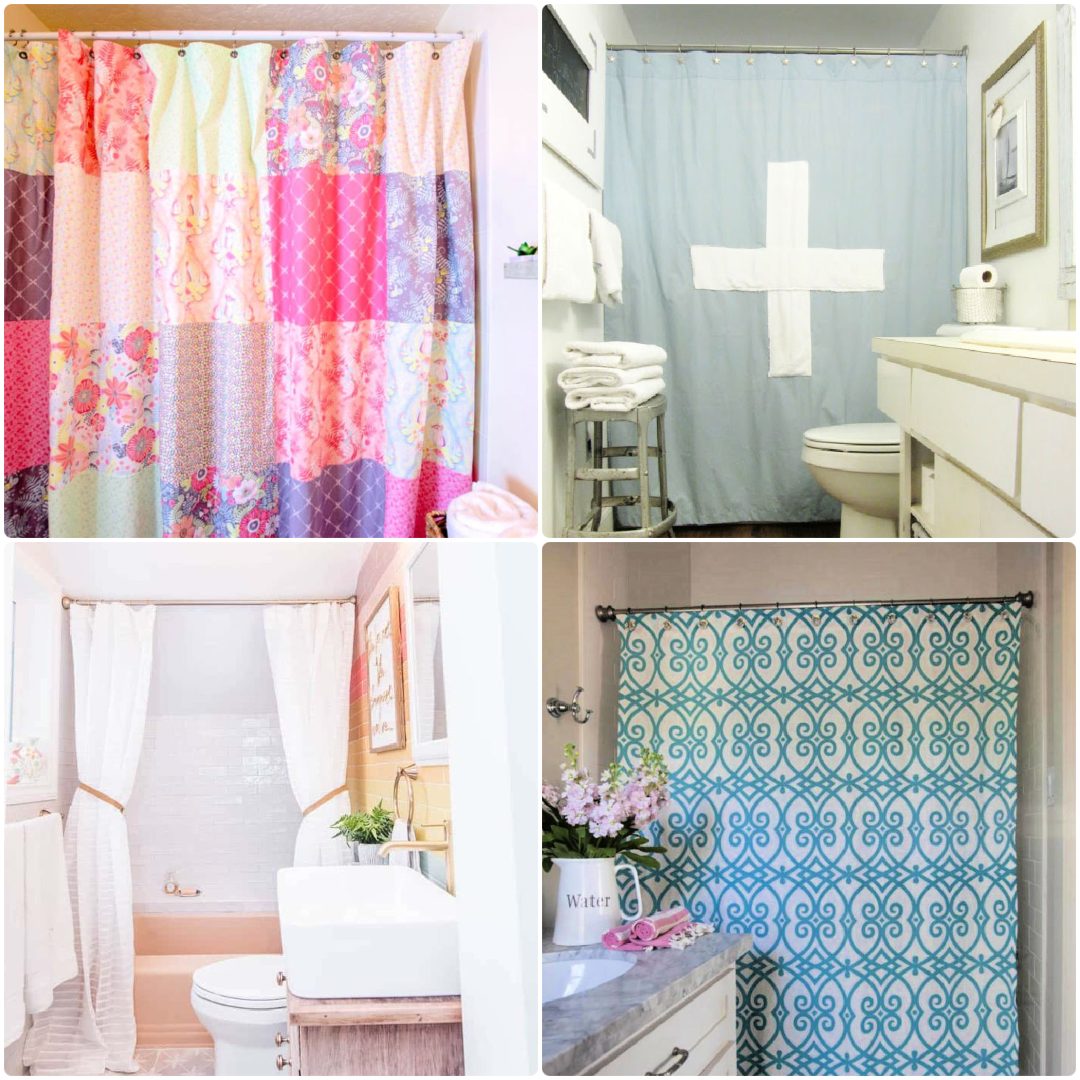 Frugal NYC Girl: DIY Shower Curtain for Storage