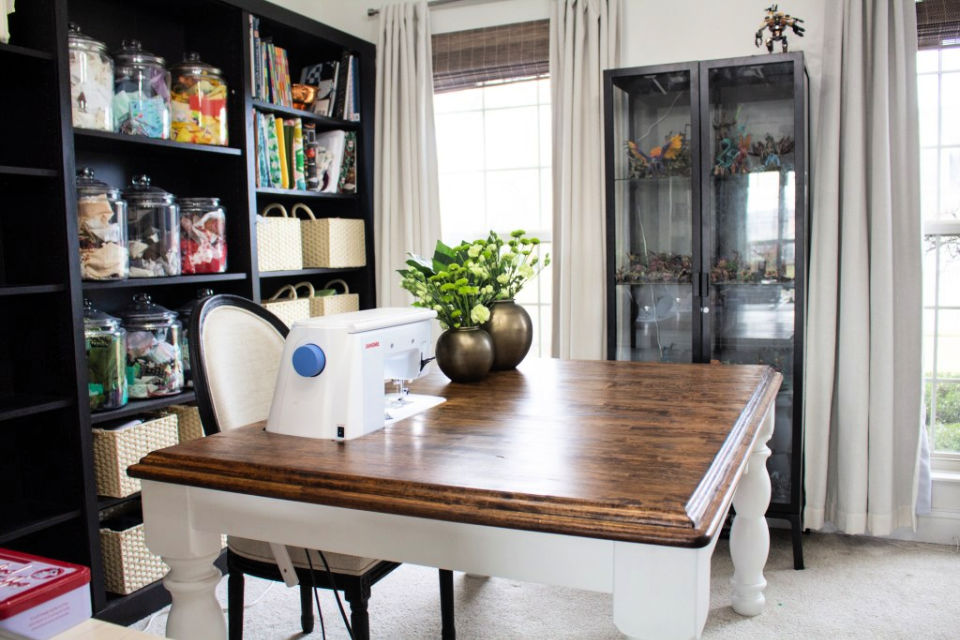 25 Homemade DIY Sewing Table Ideas and Plans