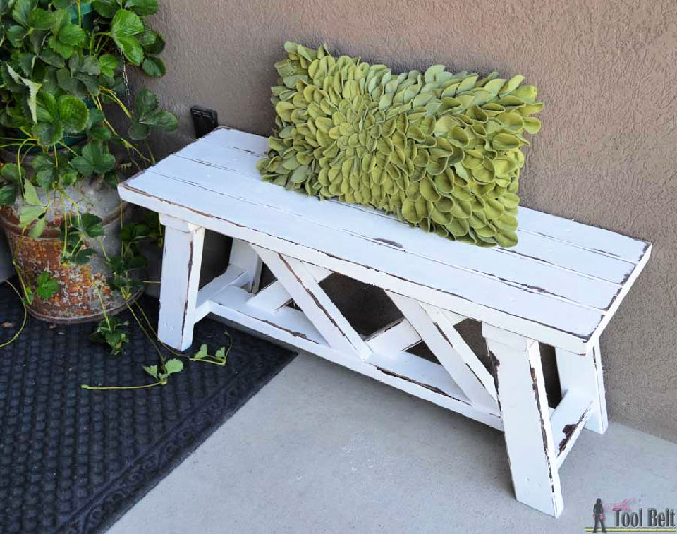 25 Free DIY Bench Plans: How To Build a Simple Bench