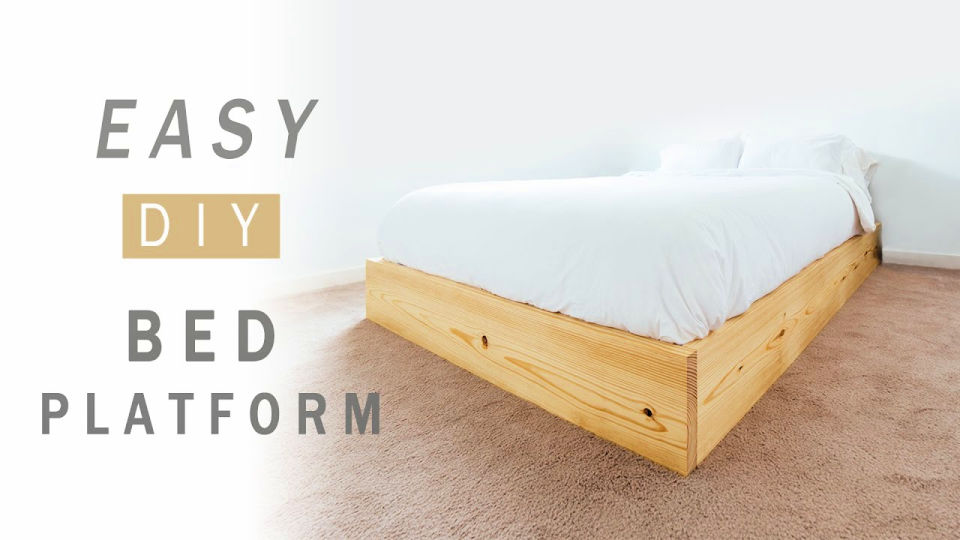 25 Free DIY Platform Bed Plans Easy To Build