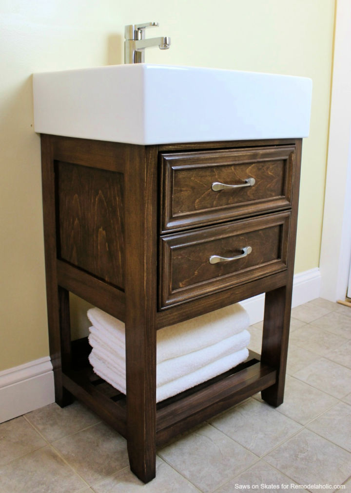 25 DIY Bathroom Vanity Ideas: How To Build a Bathroom Vanity