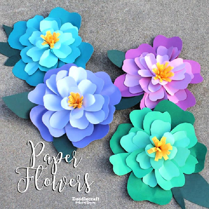 25 Easy DIY Paper Flowers How To Make Paper Flowers