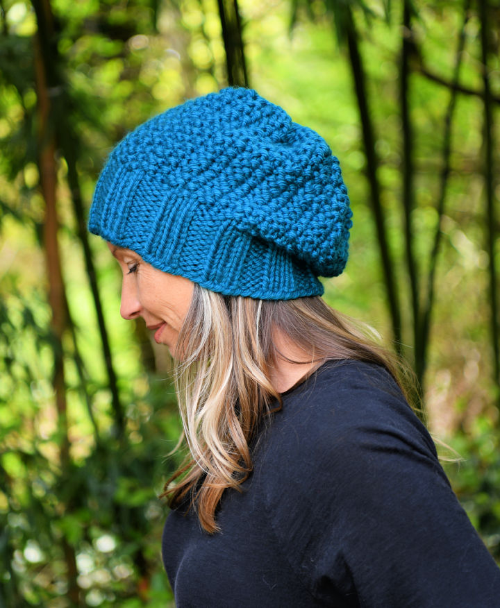 40 Easy Knit Hat Patterns (Free Hat Knitting Pattern)