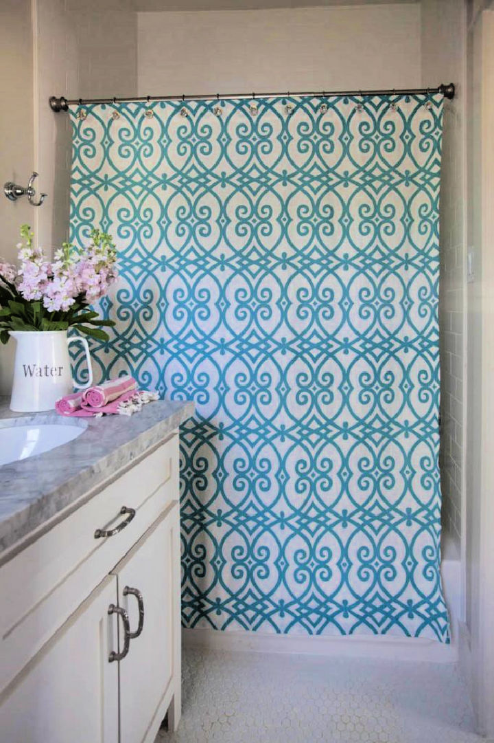20 DIY Shower Curtain Ideas to Make for Bathroom