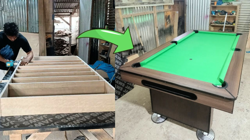 25 Free DIY Pool Table Plans Build Your Own Pool Table