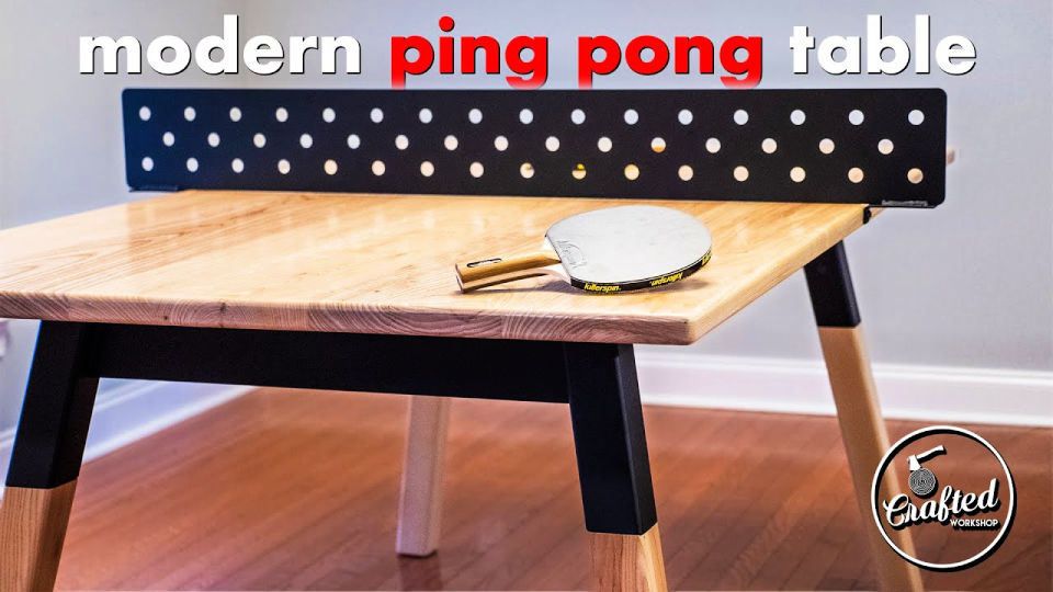 15 Homemade DIY Ping Pong Table Plans Free