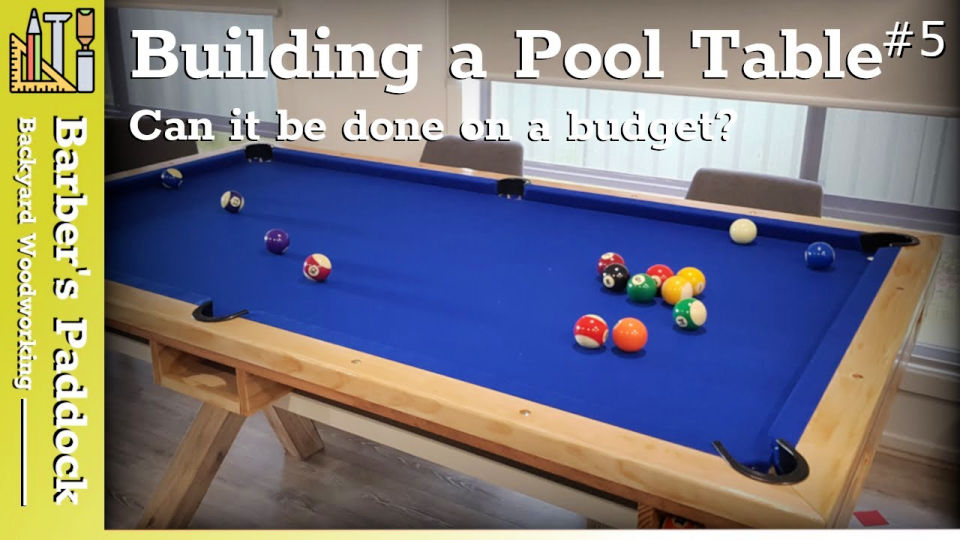 25 Free DIY Pool Table Plans Build Your Own Pool Table