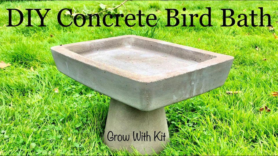 40 Homemade DIY Bird Bath Ideas to Make Your Own