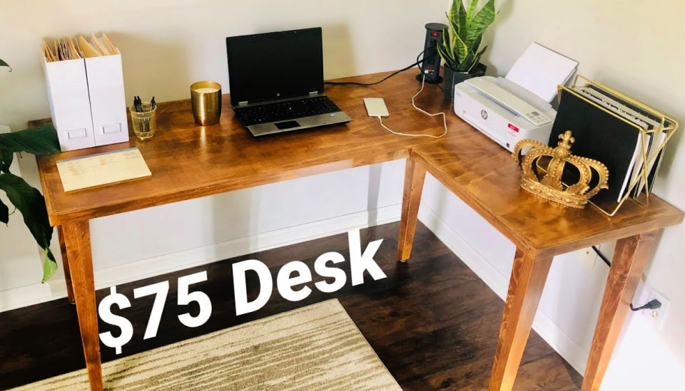 35 DIY L Shaped Desk Plans and Ideas You Can Build