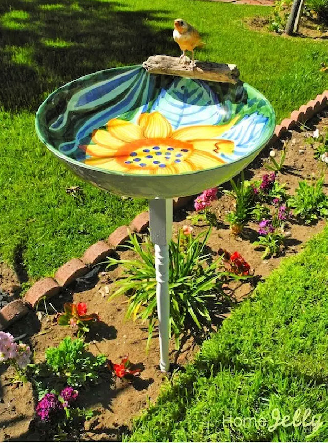 40 Homemade DIY Bird Bath Ideas to Make Your Own