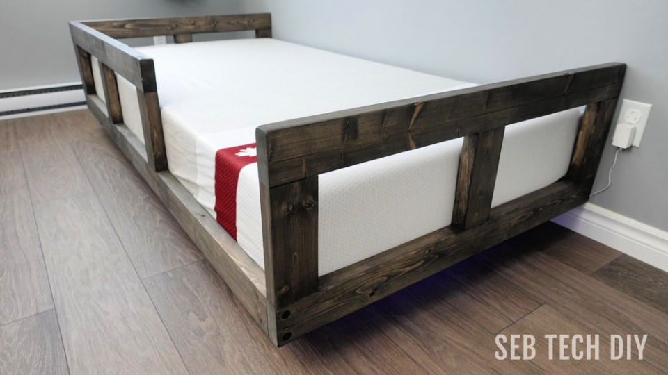 25 Free DIY Floating Bed Frame Plans and Ideas
