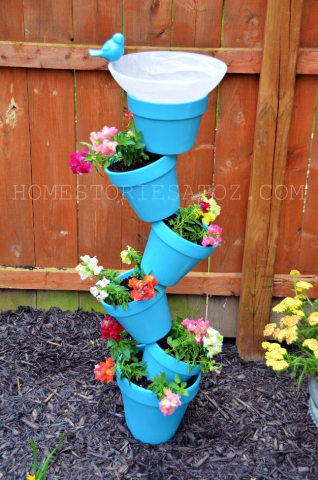 40 Homemade DIY Bird Bath Ideas to Make Your Own
