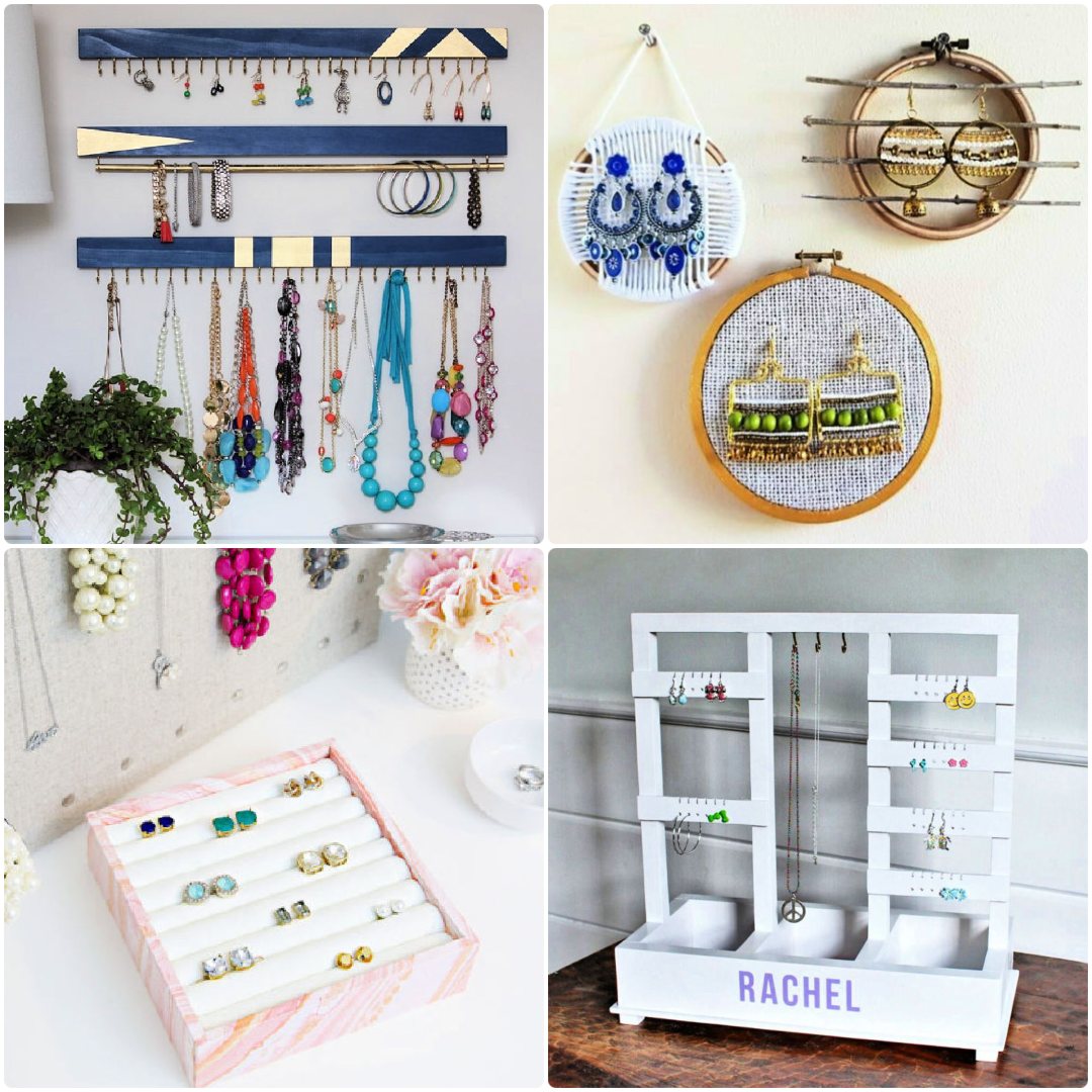 42 DIY Jewelry Organizers to Get Busy Making ...