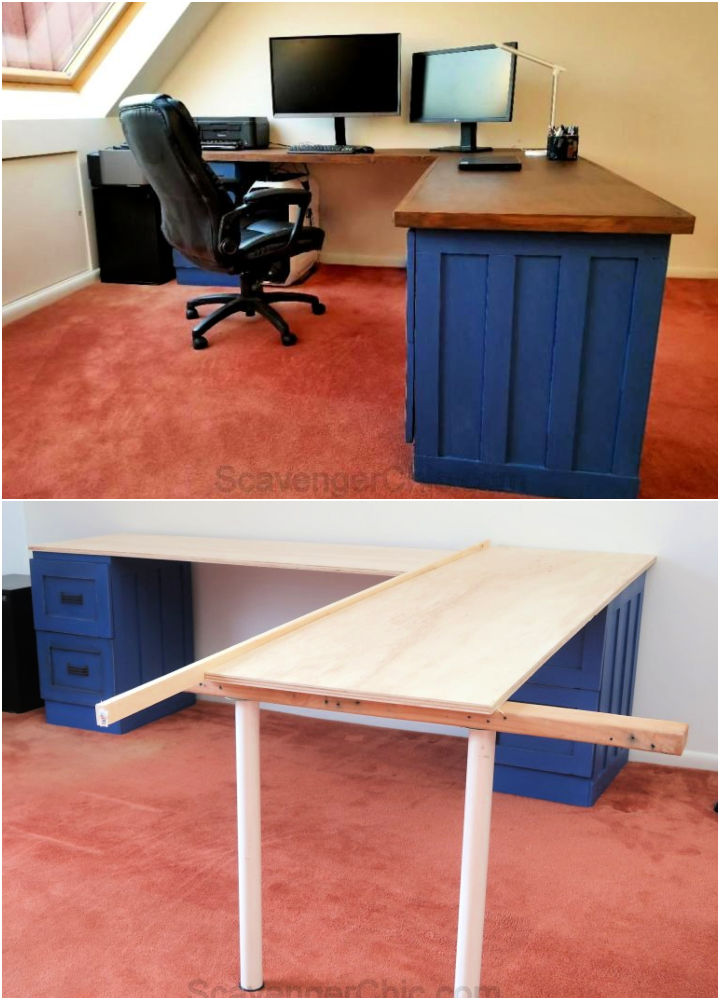 35 DIY L Shaped Desk Plans and Ideas You Can Build