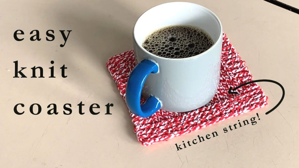 22 Free Coaster Knitting Patterns (Knit Coaster Pattern)