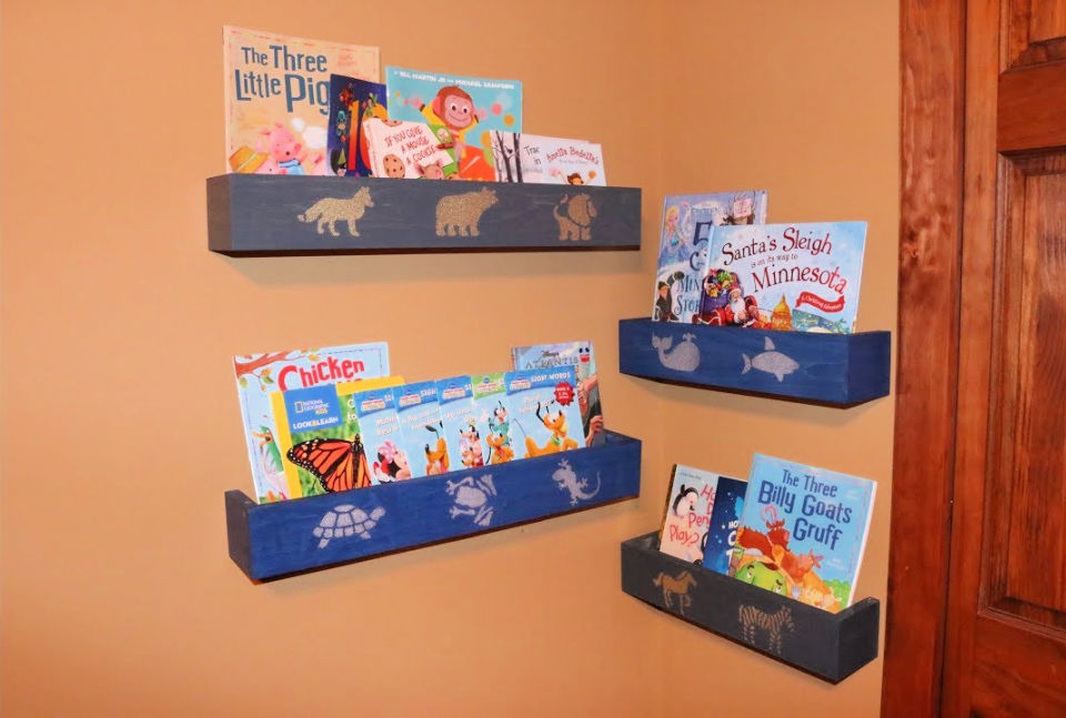 25 DIY Floating Bookshelf Ideas Make Wall of Bookshelves