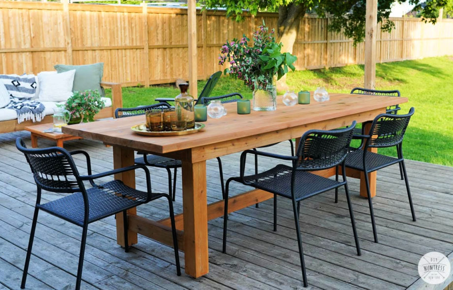 45 DIY Dining Table Plans: How To Build a Dining Table
