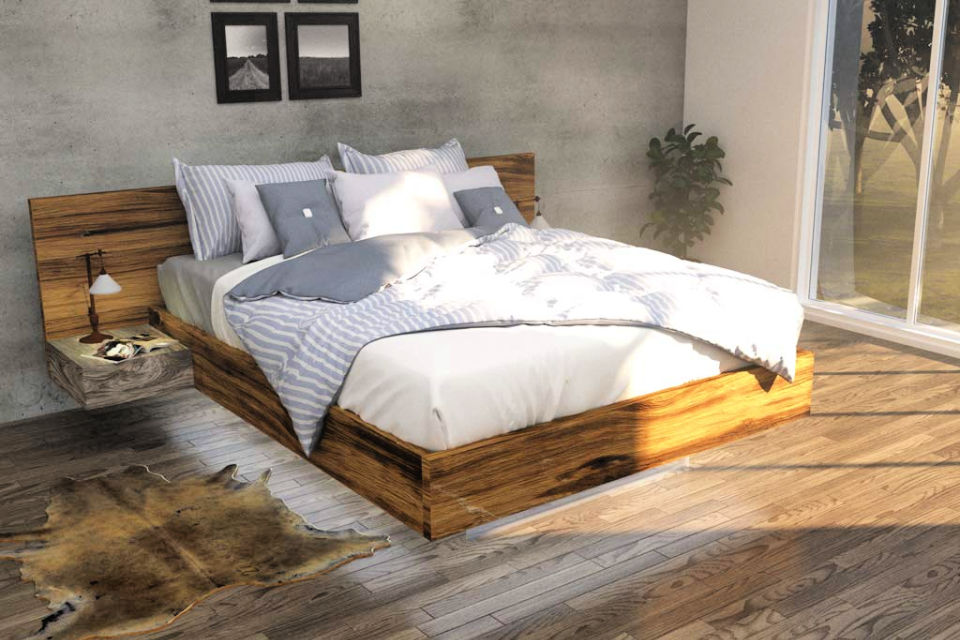 25 Free DIY Floating Bed Frame Plans and Ideas