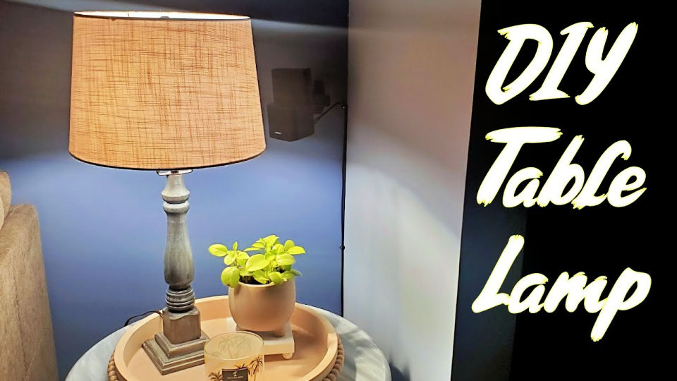25 DIY Lamp Ideas How To Make a Table Lamp