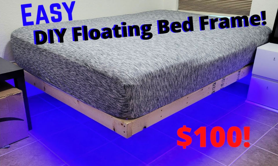 25 Free DIY Floating Bed Frame Plans and Ideas
