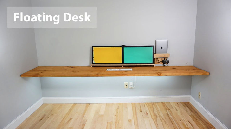 25 DIY Floating Desk Ideas How To Build a Floating Desk