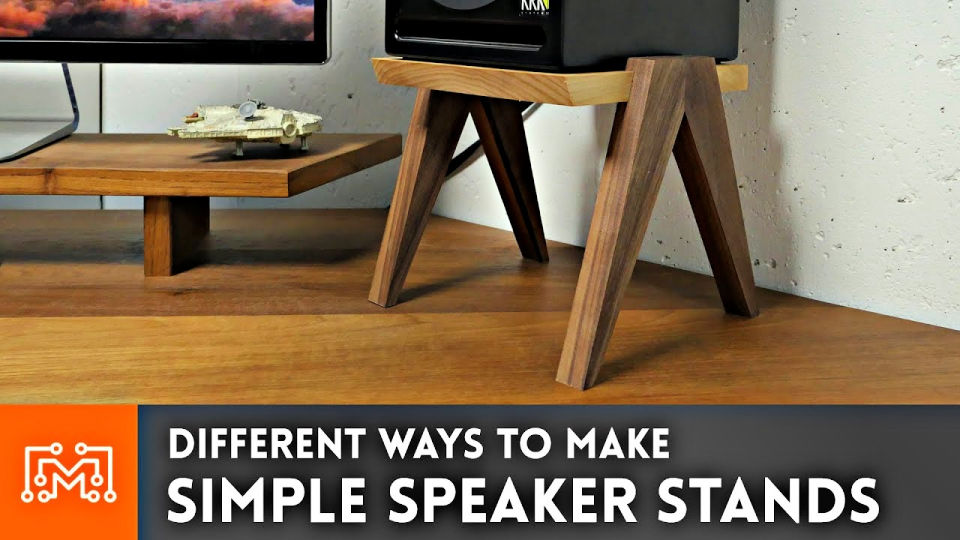 25 DIY Speaker Stand Ideas How To Build Speaker Stands