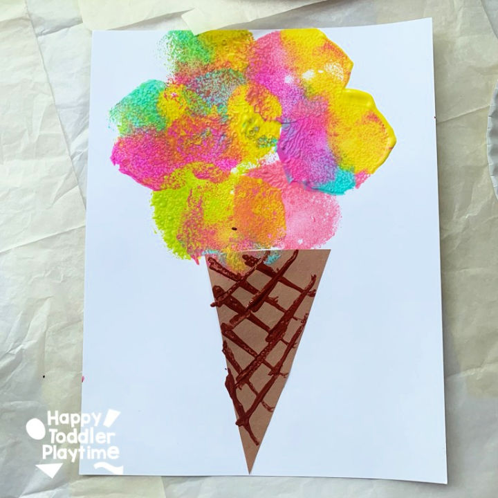 30 Ice Cream Crafts and Arts for Kids (Preschoolers)