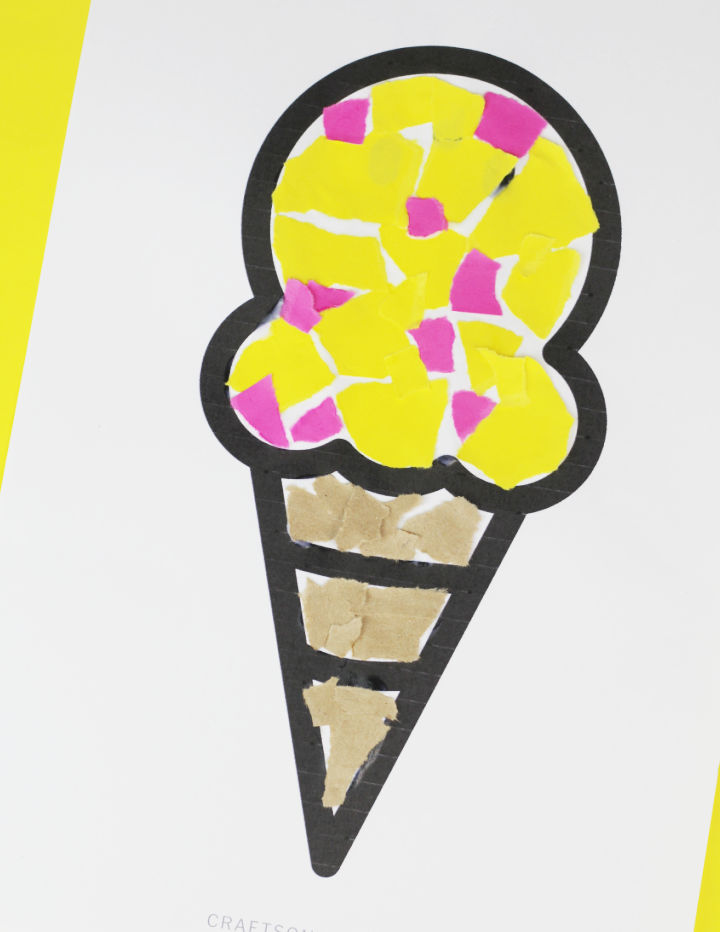 30 Ice Cream Crafts and Arts for Kids (Preschoolers)