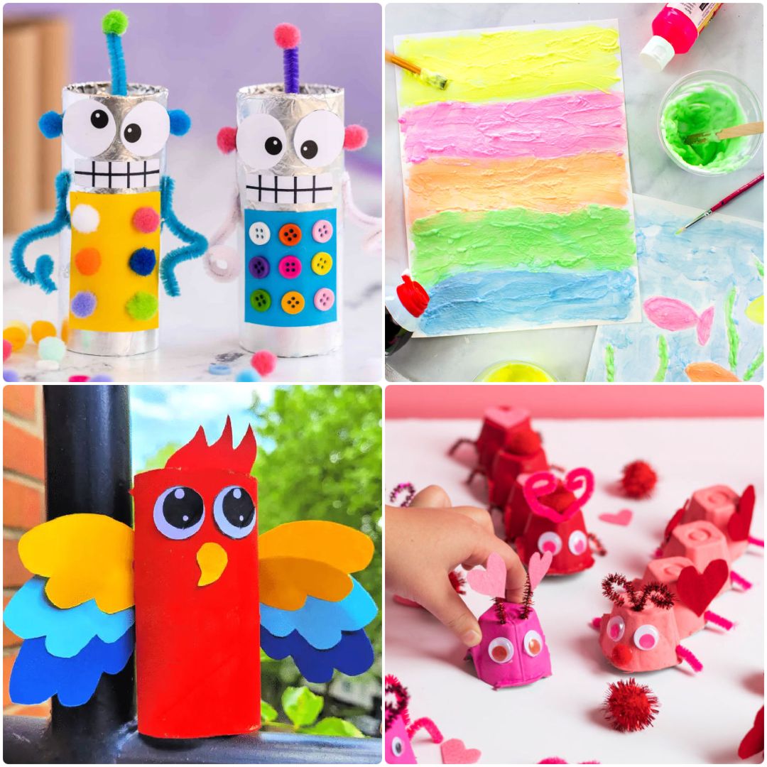 25 Easy Crafts for Toddlers (Craft Ideas for 2-4 Year Olds)