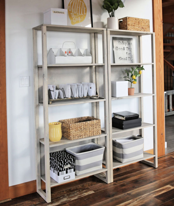 40 Free DIY Bookshelf Plans and Ideas: Build a Bookcase