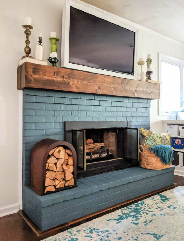 Brick Fireplace Makeover Ideas