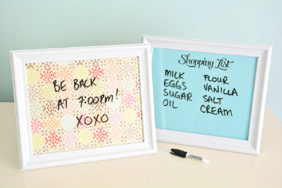 25 DIY Whiteboard Ideas Make Your Own Dry Erase Board