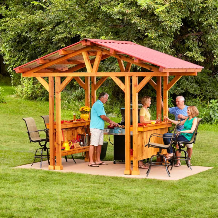 Cool Grill Gazebo Plans Gallery