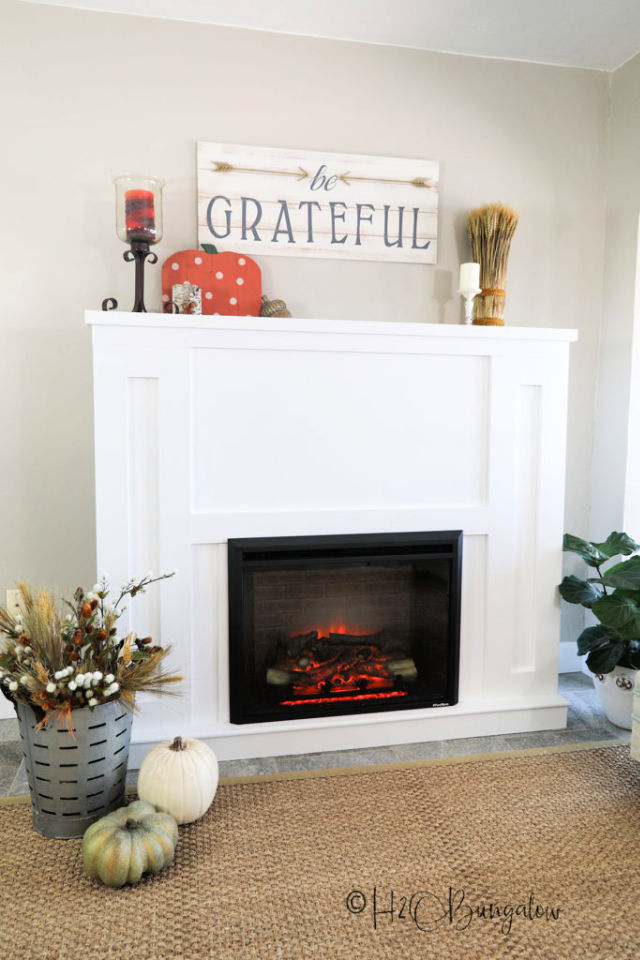How to Build a Fireplace With Electric Insert