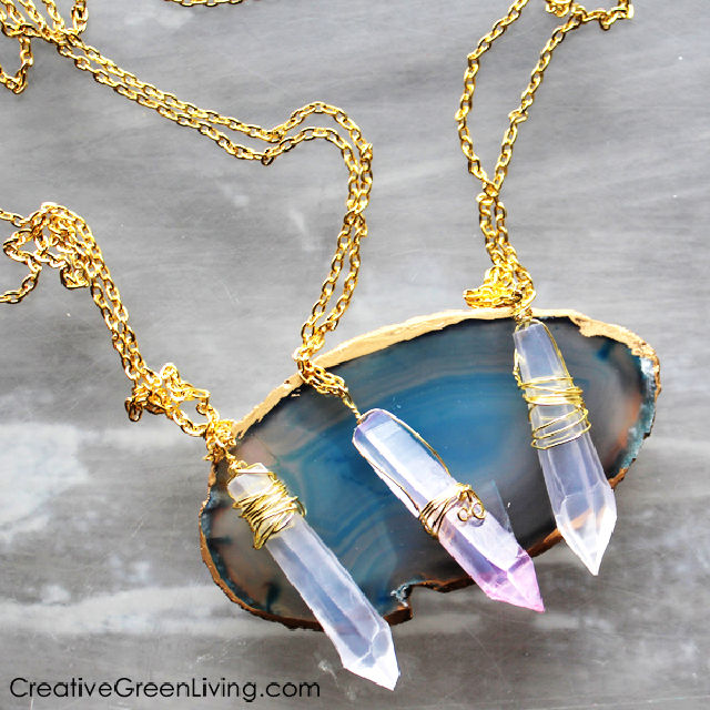 25 DIY Crystal Necklace Ideas How To Make Your Own