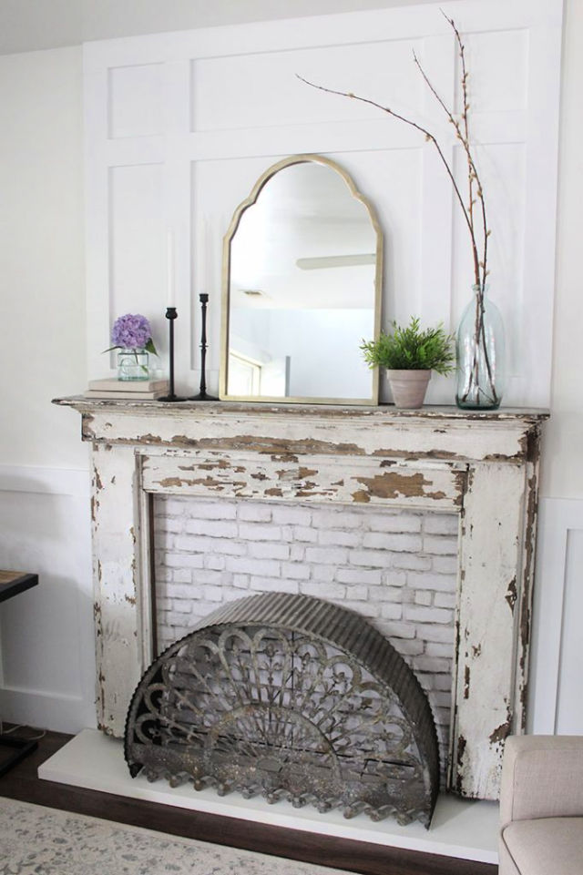 Simple Fireplace Surround Idea