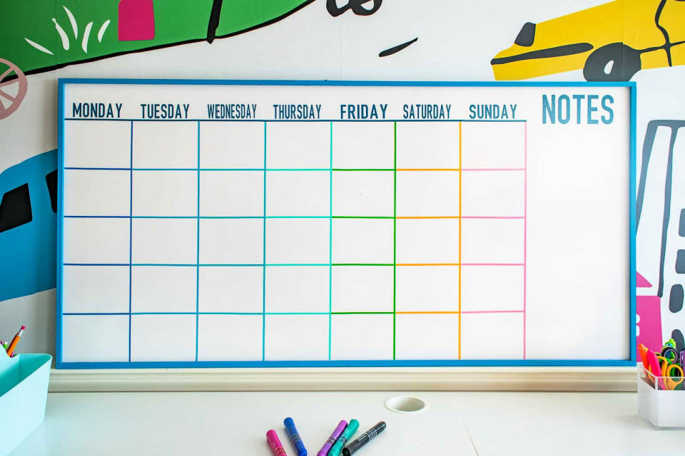 25 DIY Whiteboard Ideas Make Your Own Dry Erase Board
