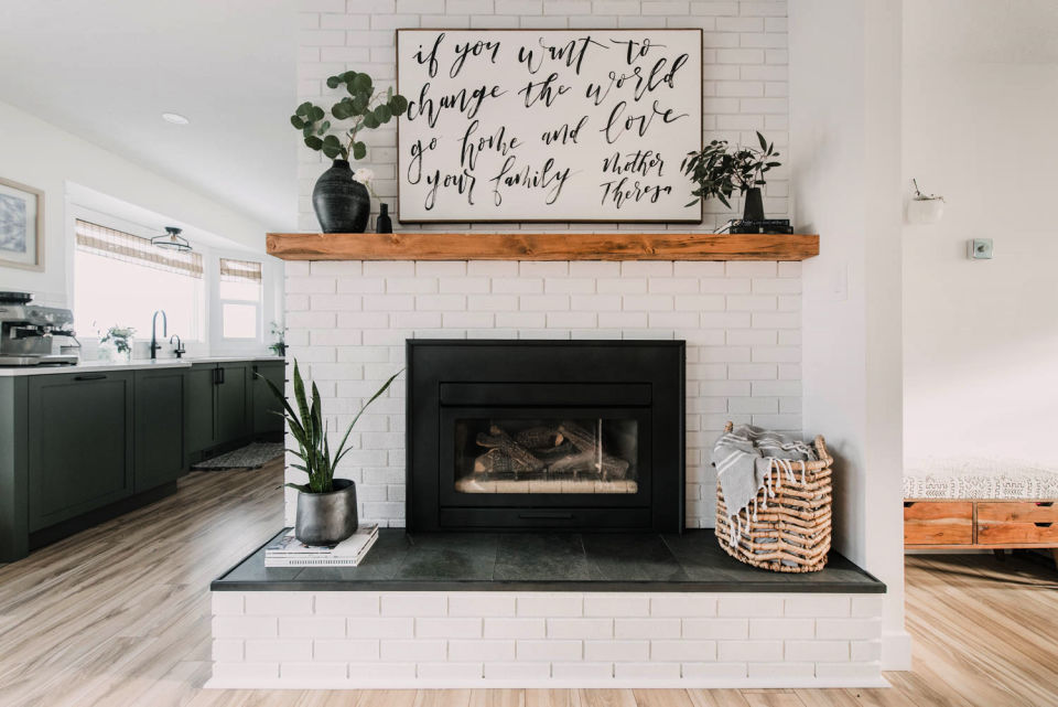 Wonderful Gas Fireplace Makeover